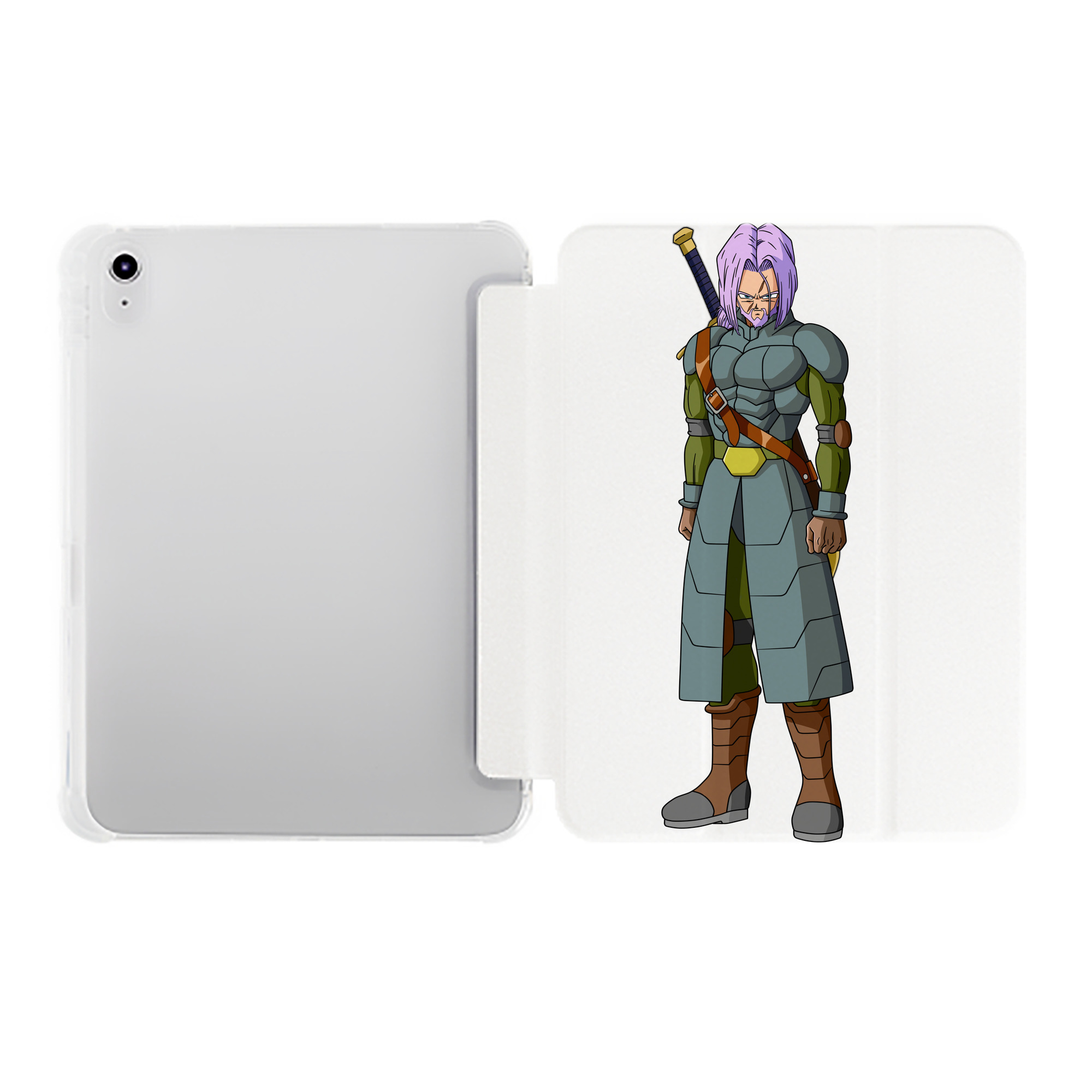 （画像用） ドラゴンボール DRAGON BALL IPad ケース ペン収納付き 三つ折りスタンド PUレザー×シリコン 対応機種9.5/10.5/10.9インチ